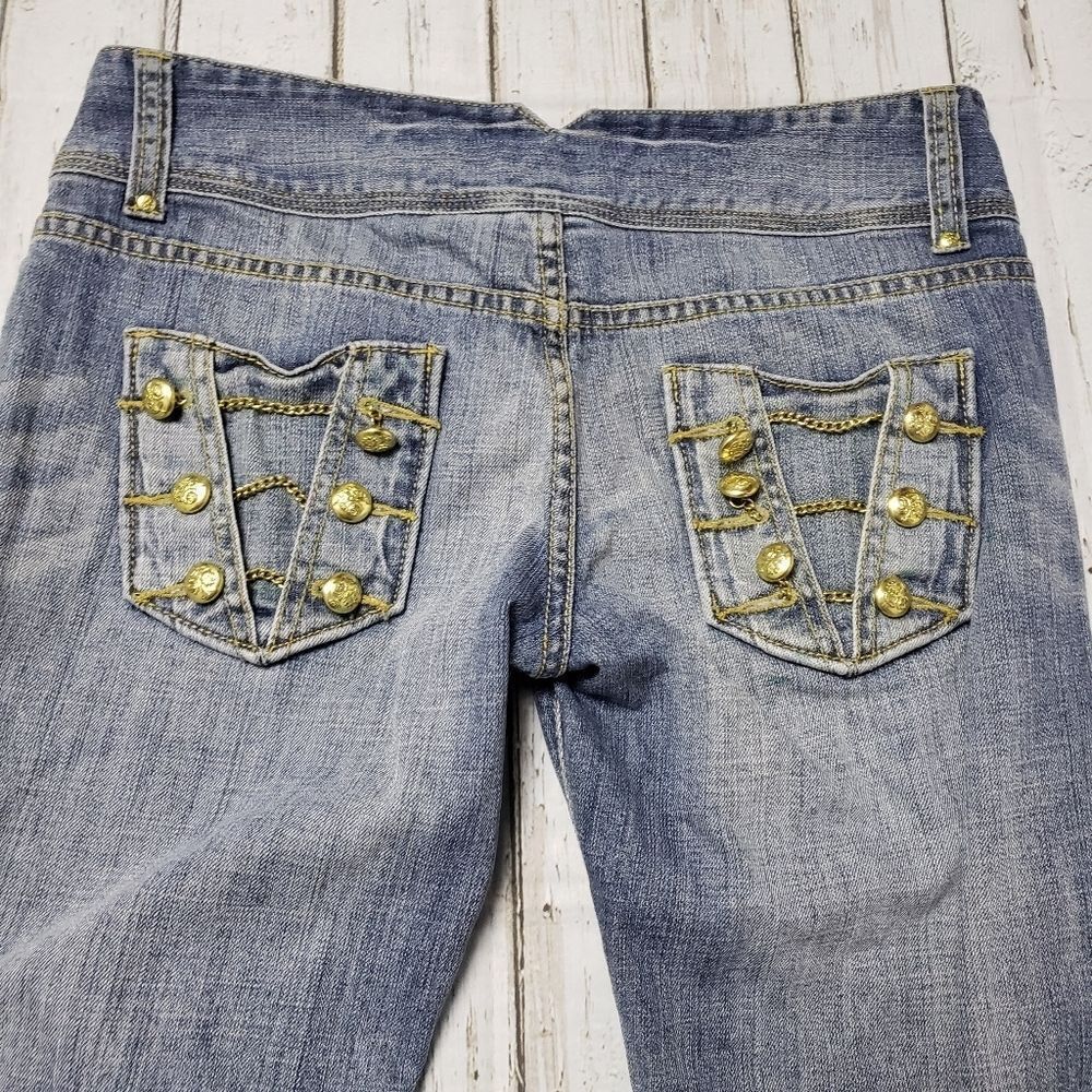 G-UNIT y2k low  rise Jeans bling unusual pockets. SO CUTE!